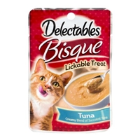 Delectables Lickable Treat Bisque Tuna Food Product Image
