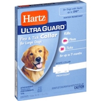 Hartz Ultra Guard Flea and Tick Collar For Large Dogs White Fresh Scent Food Product Image