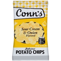 Conns Potato Chips Conn's Potato Chips Sour Cream And Onion Chips Food Product Image