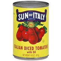 Sun Of Italy Tomatoes Italian Diced, With Oil Product Image