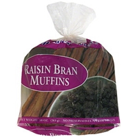 Natural Ovens Bakery Raisin Bran Muffins Food Product Image