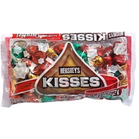 Hershey's Kisses Milk Chocolate Filled With Caramel, Christmas Product Image