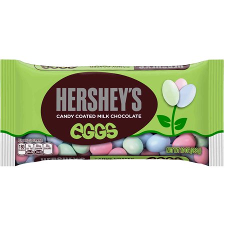 HERSHEY'S Candy Coated Milk Chocolate Eggs, 10 oz Food Product Image