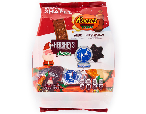 Hershey's, York Peppermints, and Reese's Christmas Shapes - 35.1oz Product Image