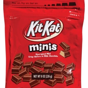 Kit Kat, Holiday Miniatures Candy Filled Cane, 2.4 Oz 