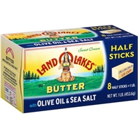Land O Lakes Butter Spread with Olive Oil & Sea Salt Half Sticks - 8 CT Product Image