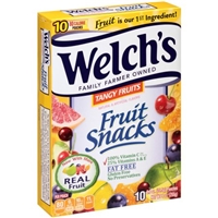 Welch's Tangy Fruits Fruit Snacks Food Product Image