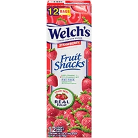 Welch's Fruit Snacks Fruit Snacks Strawberry Food Product Image