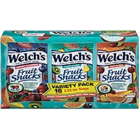 Welch's Fruit Snacks Fruit Snacks Berries 'N Cherries/Island Fruits/Fruit Punch Variety Pack Food Product Image