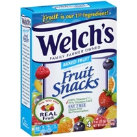 Welchs Mixed Fruit Fruit Snacks 4-0.9 oz. Pouches Food Product Image