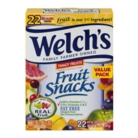 Welch's Fruit Snacks Tangy Fruits - 22 CT Food Product Image