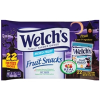 Welch's Mixed Fruit Snacks Fun Size 22-0.5 oz. Pouches Food Product Image