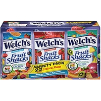 Welch's Fruit Snacks Fruit Snacks Mixed Fruit/Island Fruits/Strawberry Variety Pack Food Product Image