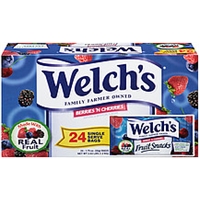 Welch's Fruit Snacks Fruit Snacks Berries 'N Cherries Food Product Image