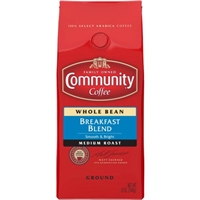 Community Coffee Breakfast Blend Medium Roast Whole Bean Coffee Product Image