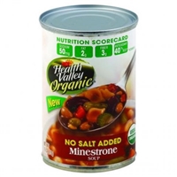 Health Valley Organic No Salt Added Minestrone Soup Product Image