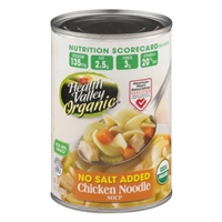 Health Valley Organic No Salt Added Chicken Noodle Soup