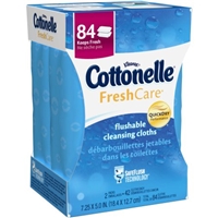 Cottonelle FreshCare Flushable Cleansing Cloths - 84 CT Food Product Image