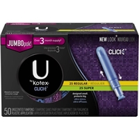 U by Kotex Click Tampons Multi Jumbo Pack Product Image