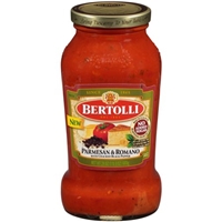 Bertolli Parmesan & Romano With Cracked Black Pepper Pasta Sauce, 24 Oz. Product Image