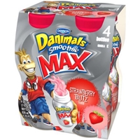 Dannon Danimals Strawberry Explosion Smoothie Product Image