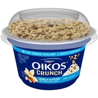 Dannon Oikos Greek Nonfat Yogurt Crunch Vanilla Almond Product Image