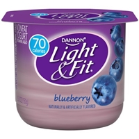 Dannon Light & Fit Nonfat Yogurt Blueberry Product Image