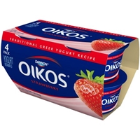 Dannon Oikos Traditional Strawberry Greek Yogurt Product Image