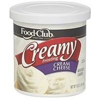 Food Club Frosting Creamy, Cream Cheese