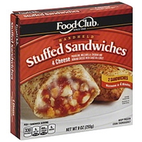 Food Club Stuffed Sandwiches Handheld, 4 Cheese Product Image