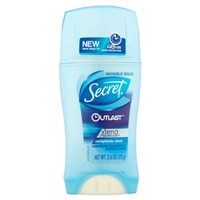 Secret Outlast Completely Clean Invisible Solid Deodorant Product Image