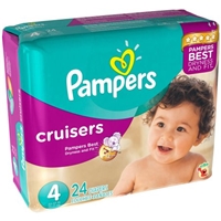 Pampers Cruisers Diapers Size 4 - 24 CT Food Product Image