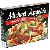 Michael Angelo's Sausage, Peppers & Onions With Penne Pasta And Tomato Sauce Food Product Image