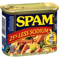 Spam 25% Less Sodium Food Product Image
