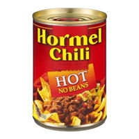 Hormel Chili Hot No Beans Food Product Image