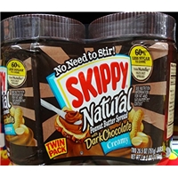 Skippy Natural Peanut Butter Spread Food Product Image