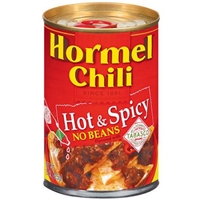 Hormel Hot & Spicy No Beans Chili Product Image