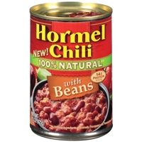 Hormel Natural Chili With Beans Food Product Image