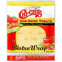 Chi-Chi's Chips & Tortillas Flour Tortillas Sun-Dried Tomato Bistro Wraps