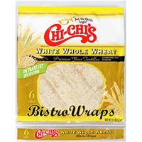 Chi-Chi's Chips & Tortillas Flour Tortillas Bistro Wraps White Whole Wheat Food Product Image