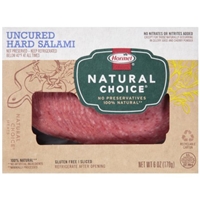 Hormel Natural Choice Uncured Hard Salami Food Product Image