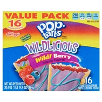 Kellogg's Toaster Pastries Pop-Tarts Wildlicious Frosted Wild! Berry Food Product Image