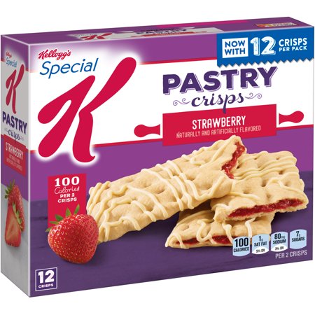 Kellogg's Special K Pastry Crisps Strawberry Food Product Image