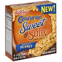Crunchy Nut Sweet & Salty Granola Bars Granola Bars, Chocolatey Peanut Food Product Image