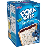 Kellogg's Pop-Tarts Frosted Blueberry Toaster Pastries, 8 count, (Pack of 12) Food Product Image