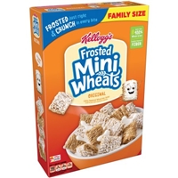 Kellogg's Frosted Mini Wheats Original Cereal Food Product Image
