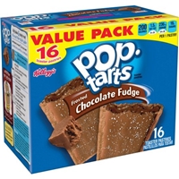 Pop Tarts Toaster Pastries Frosted, Chocolate Fudge, Value Pack Food Product Image
