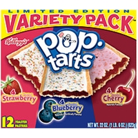 Kellogg's Pop-Tarts Limited Edition Variety Pack (Frosted Strawberry, Frosted Blueberry, Frosted Cherry) Product Image