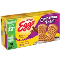 Kellogg S Eggo Cinnamon Toast Waffles 10 Ct Allergy And Ingredient Information