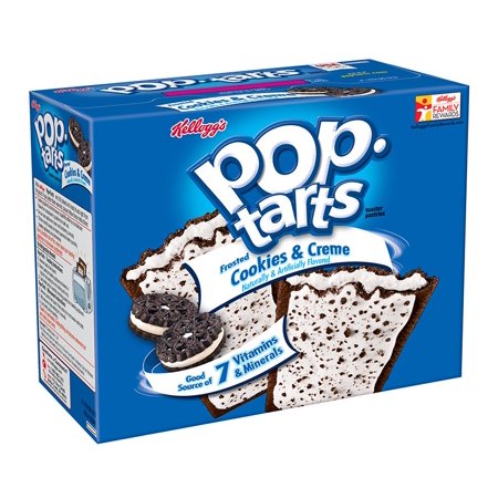 Kellogg's Pop-Tarts Frosted Cookies & Creme - 12 CT Food Product Image